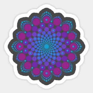 Dot Art Mandala Sticker